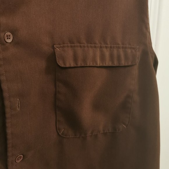 Men's Suede-Microfiber Long-Sleeve Button Up - Picture 2 of 8